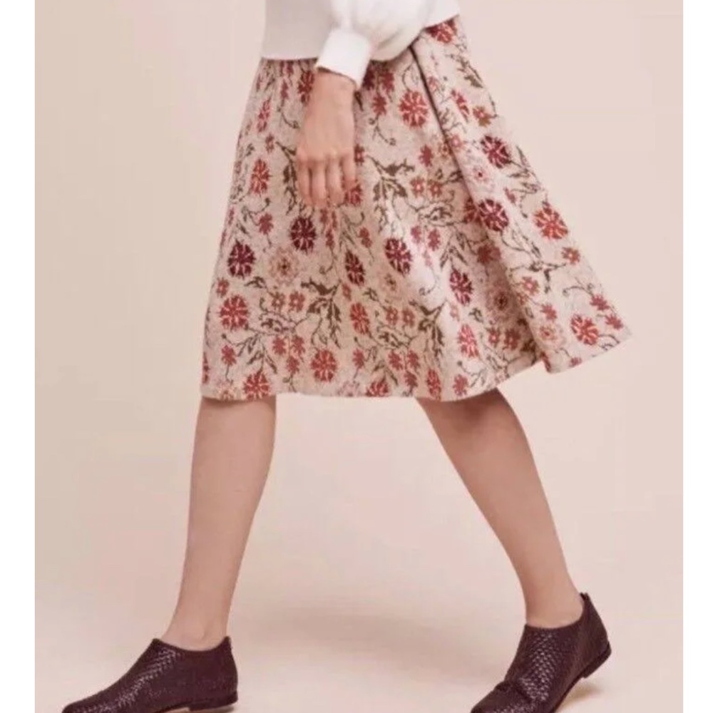 Anthro | Cecilia Prado Meadowlark Floral Skirt